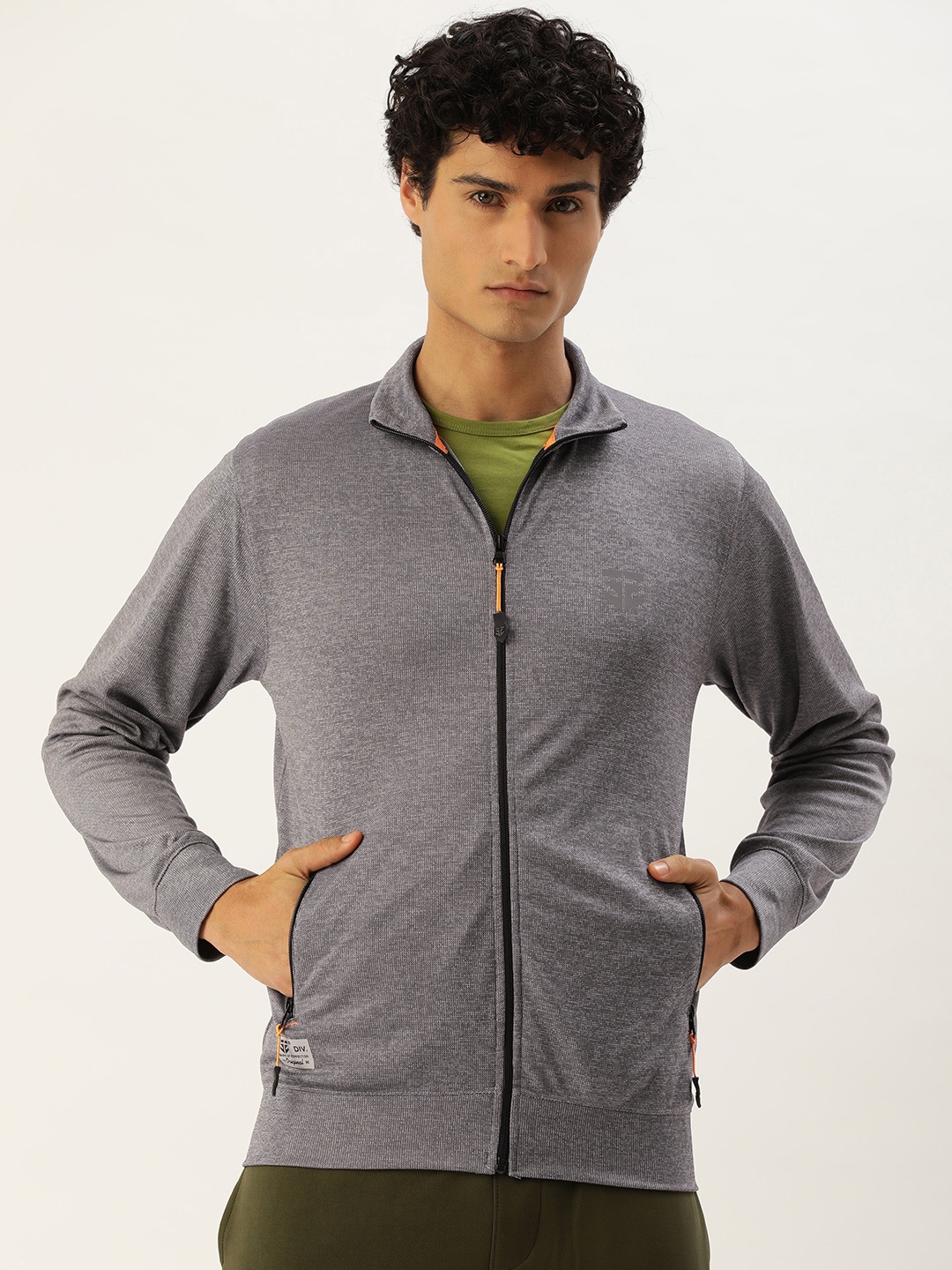 

Sports52 wear Men Lightweight Training or Gym Dri-Fit Sporty Jacket, Grey