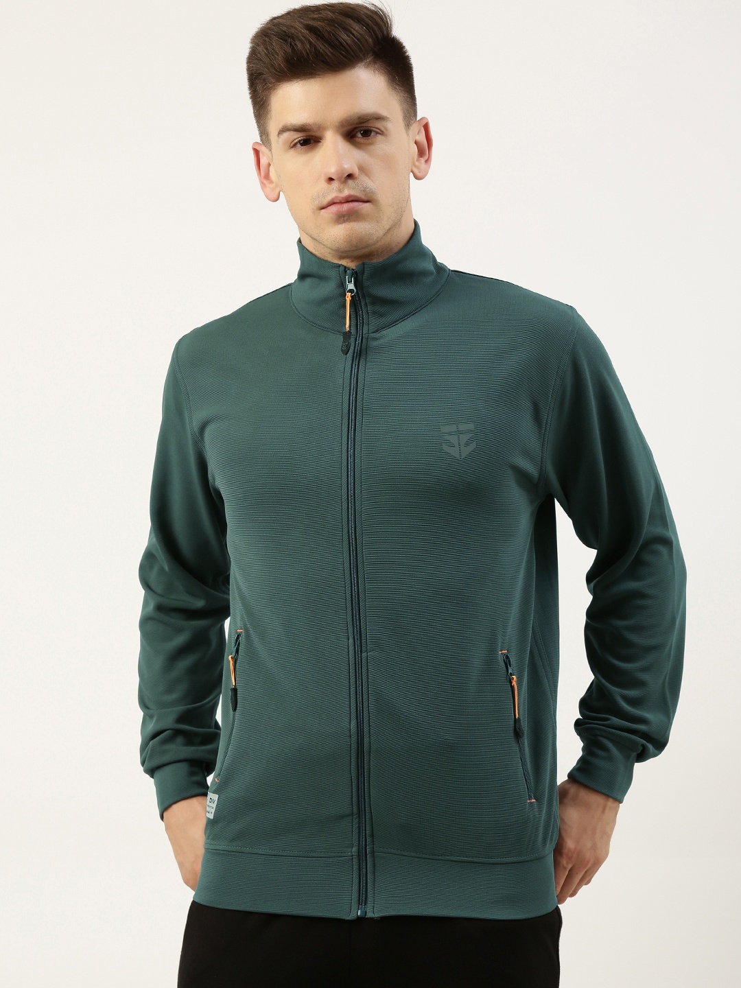 

Sports52 wear Men Green Solid Lightweight Dry Fit Training or Gym Sporty Jacket