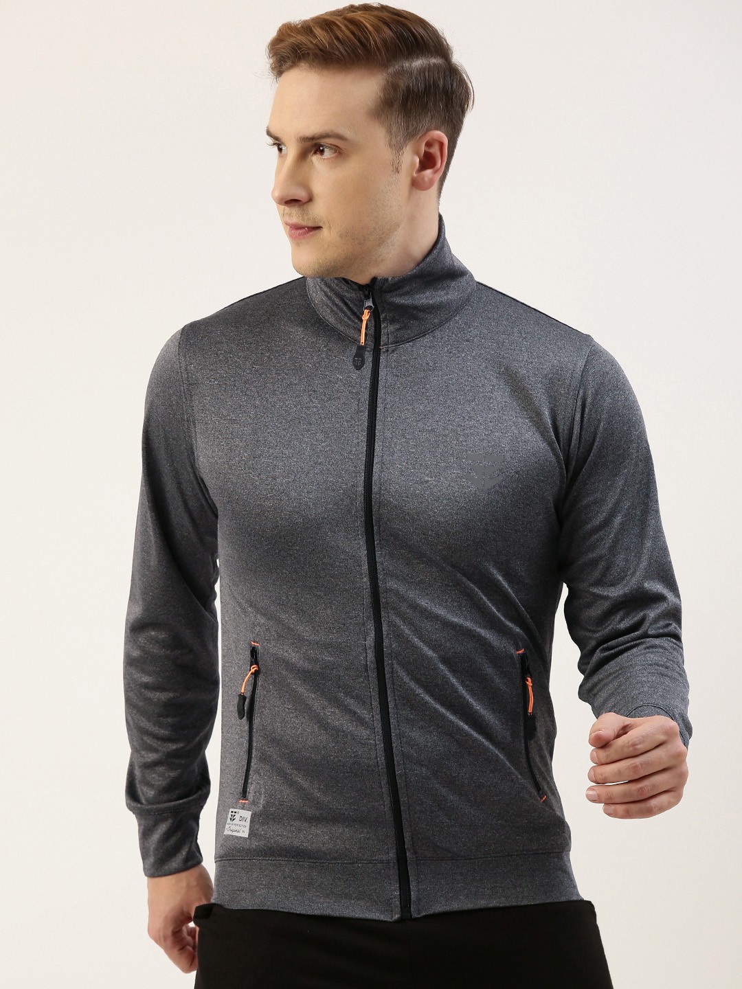 

Sports52 wear Men Solid Training or Gym Sporty Jacket, Grey