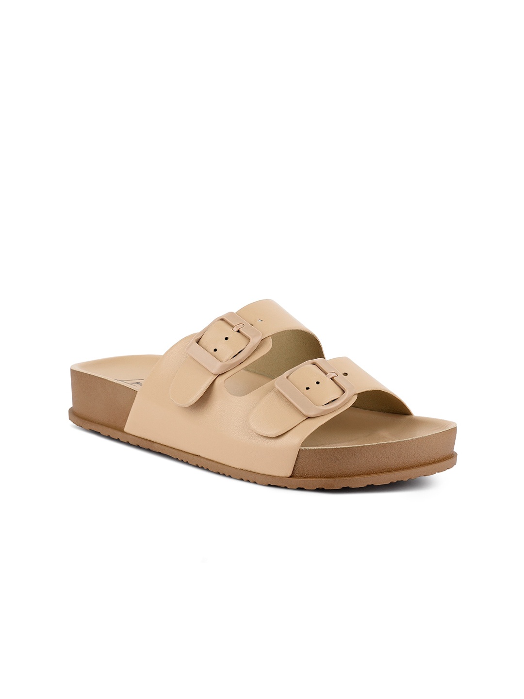 

London Rag Women Beige Open Toe Flats