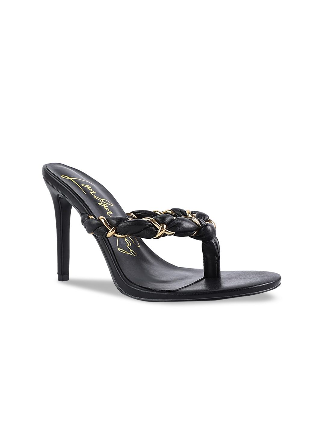 

London Rag Women Black PU Heels