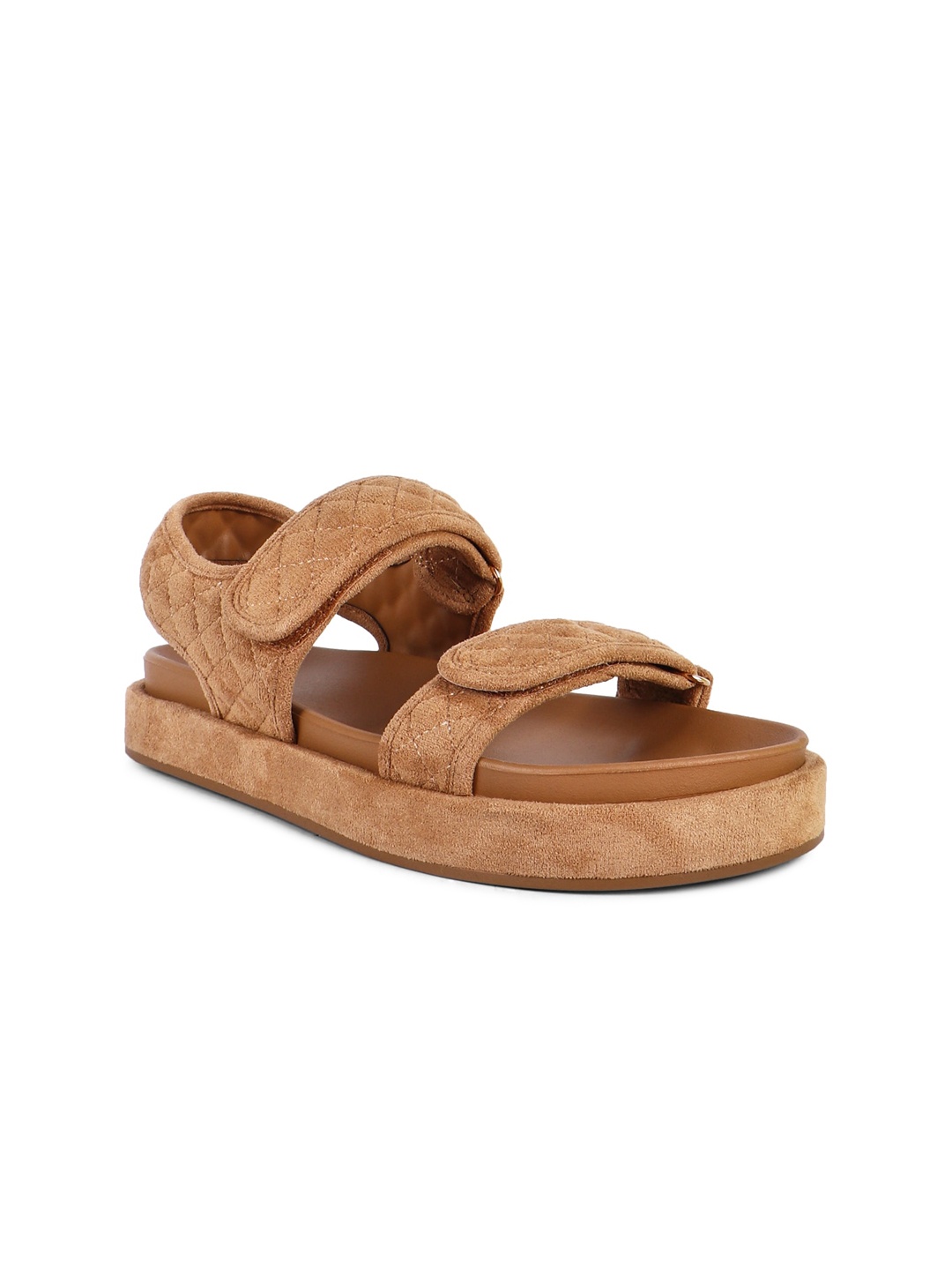 

London Rag Women Beige Open Toe Flats