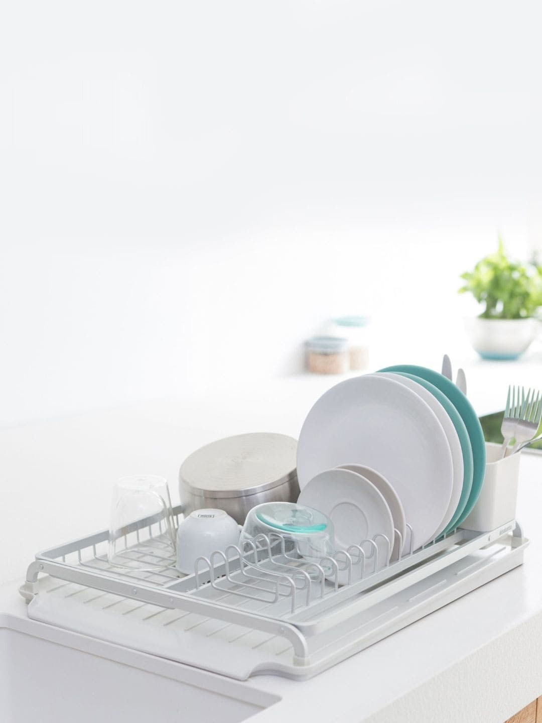 

Brabantia Grey Dish Washing & Drying Organiser