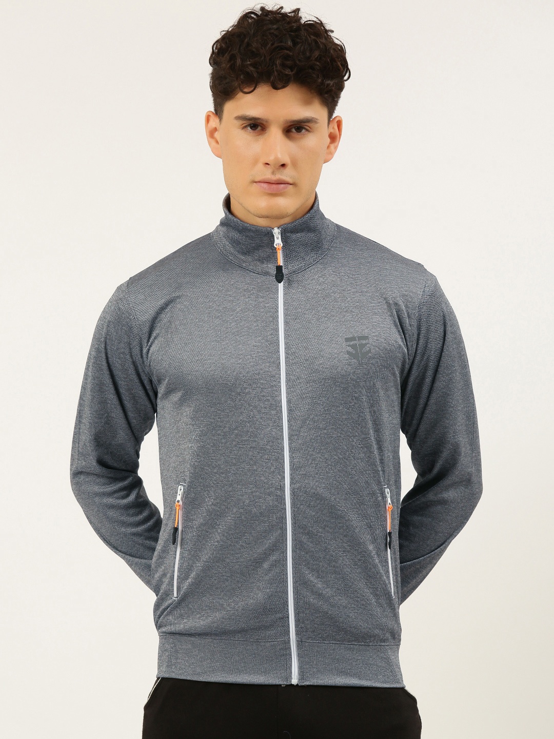 

Sports52 wear Men Grey Lightweight Dri-FIT Training Jacket