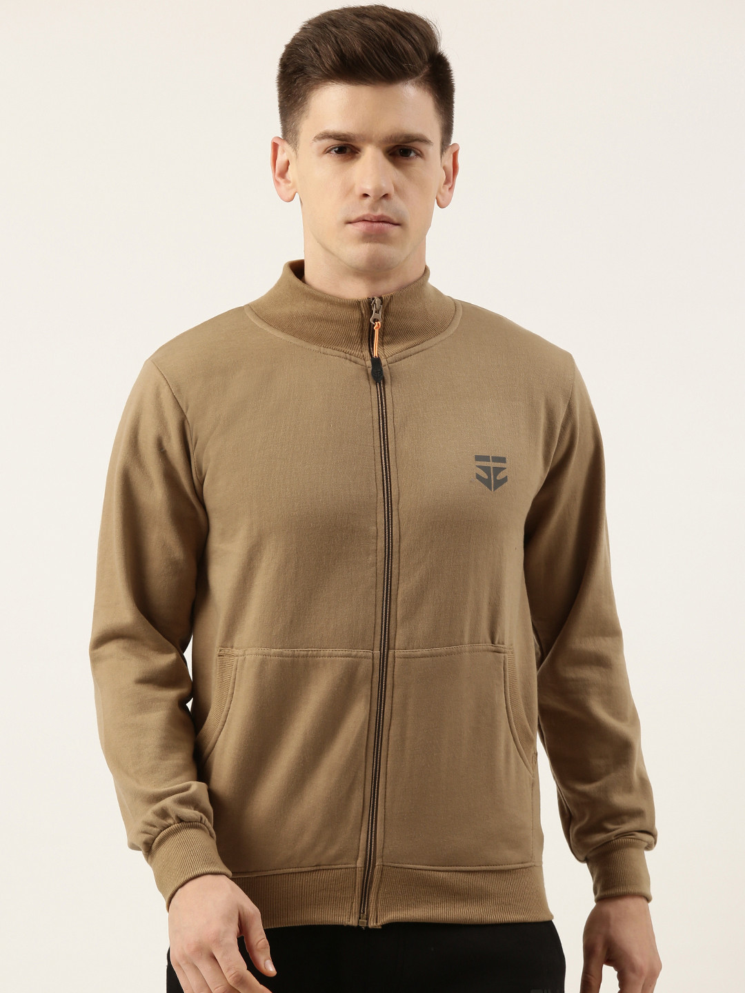 

Sports52 wear Men Brown Solid Lightweight Dry Fit Training Jacket