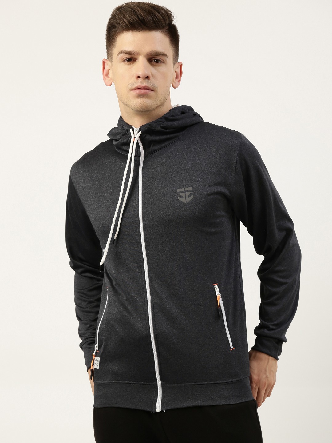 

Sports52 wear Men Grey Lightweight Training or Gym Sporty Jacket
