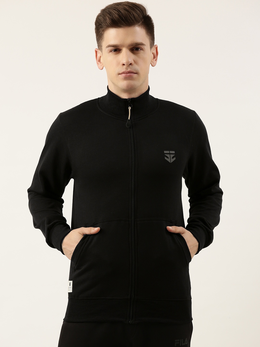 

Sports52 wear Men Black Lightweight Training or Gym Dry-Fit Sporty Jacket