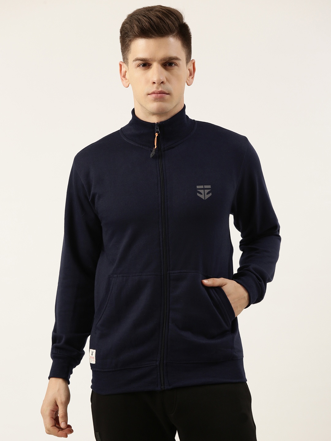 

Sports52 wear Men Navy Blue Lightweight Training or Gym Sporty Jacket