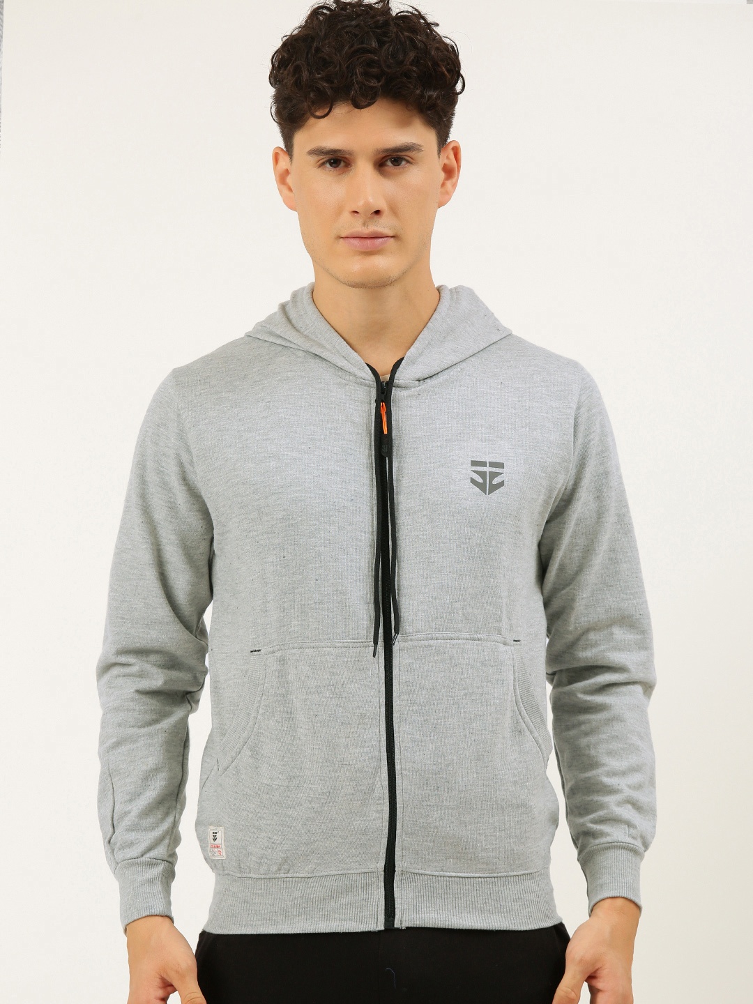 

Sports52 wear Men Grey Solid Lightweight Hooded Training Jacket