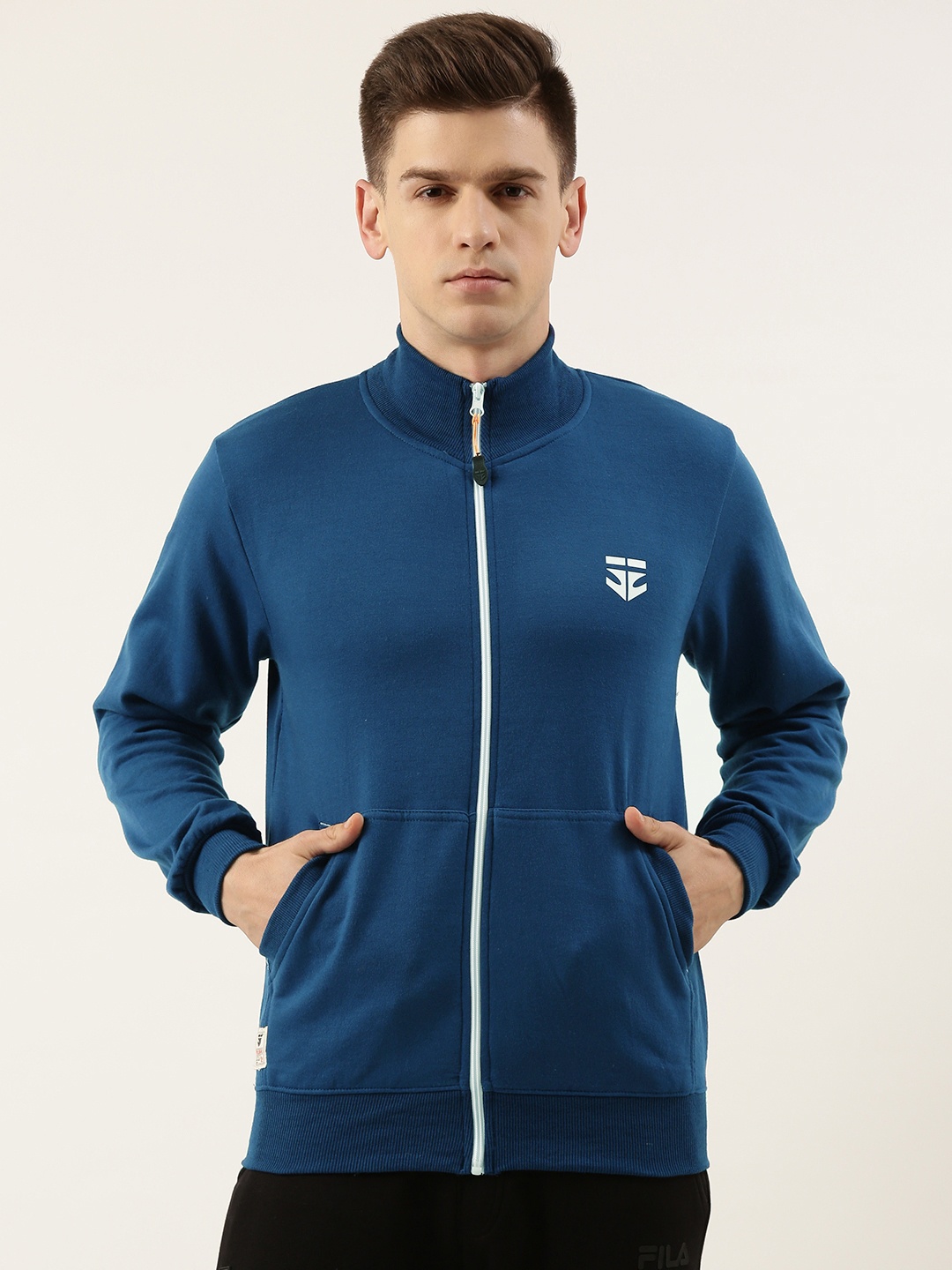 

Sports52 wear Men Blue Lightweight Training or Gym Dry-Fit Sporty Jacket