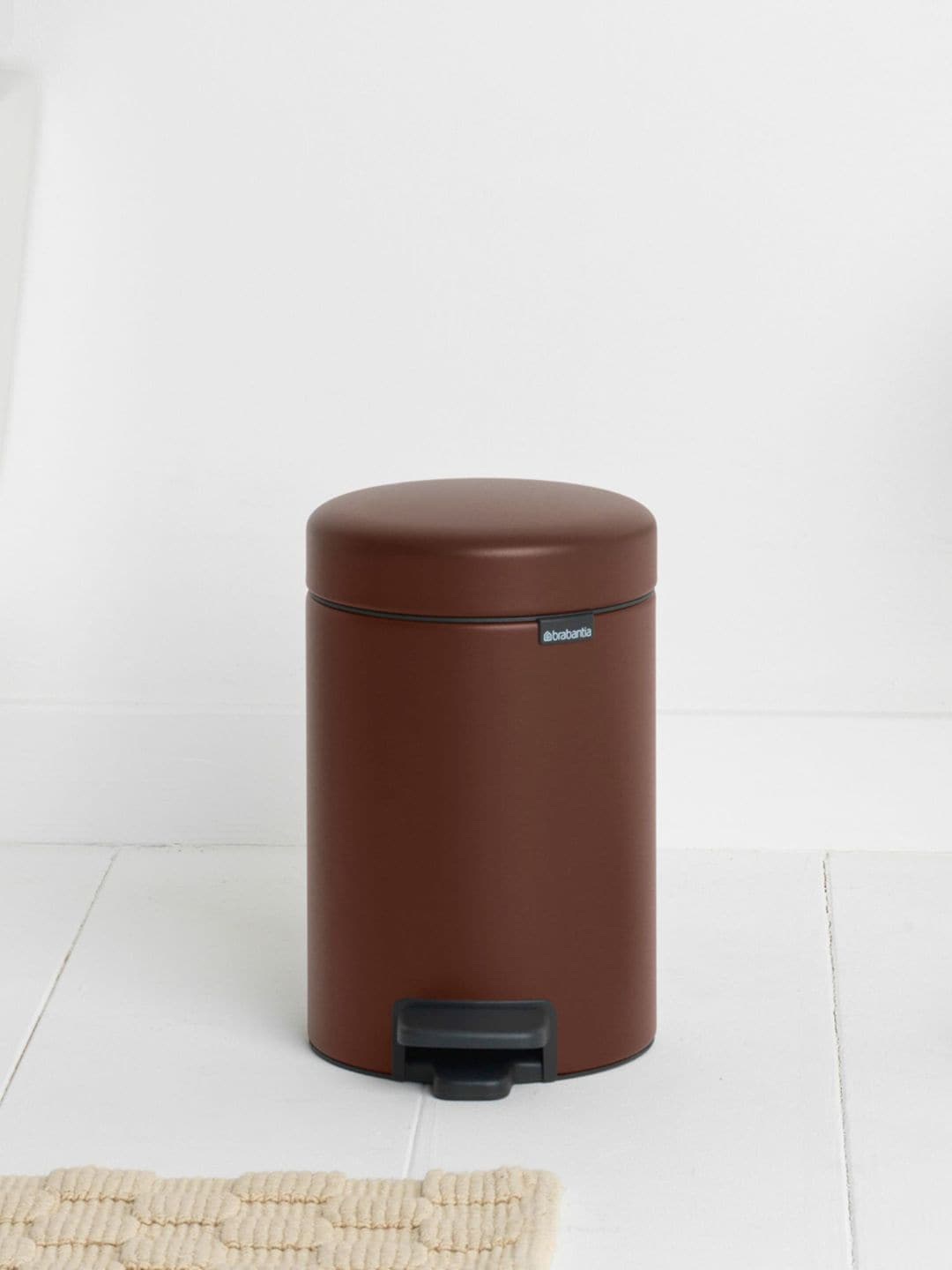 

Brabantia Brown Solid Pedal Bins - 3L
