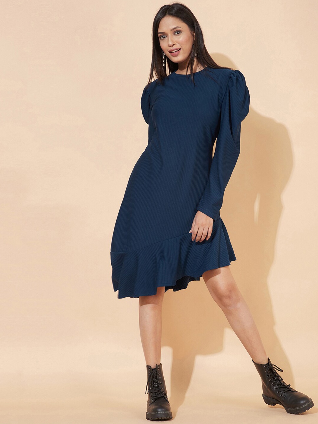 

Selvia Women Blue Scuba Dress