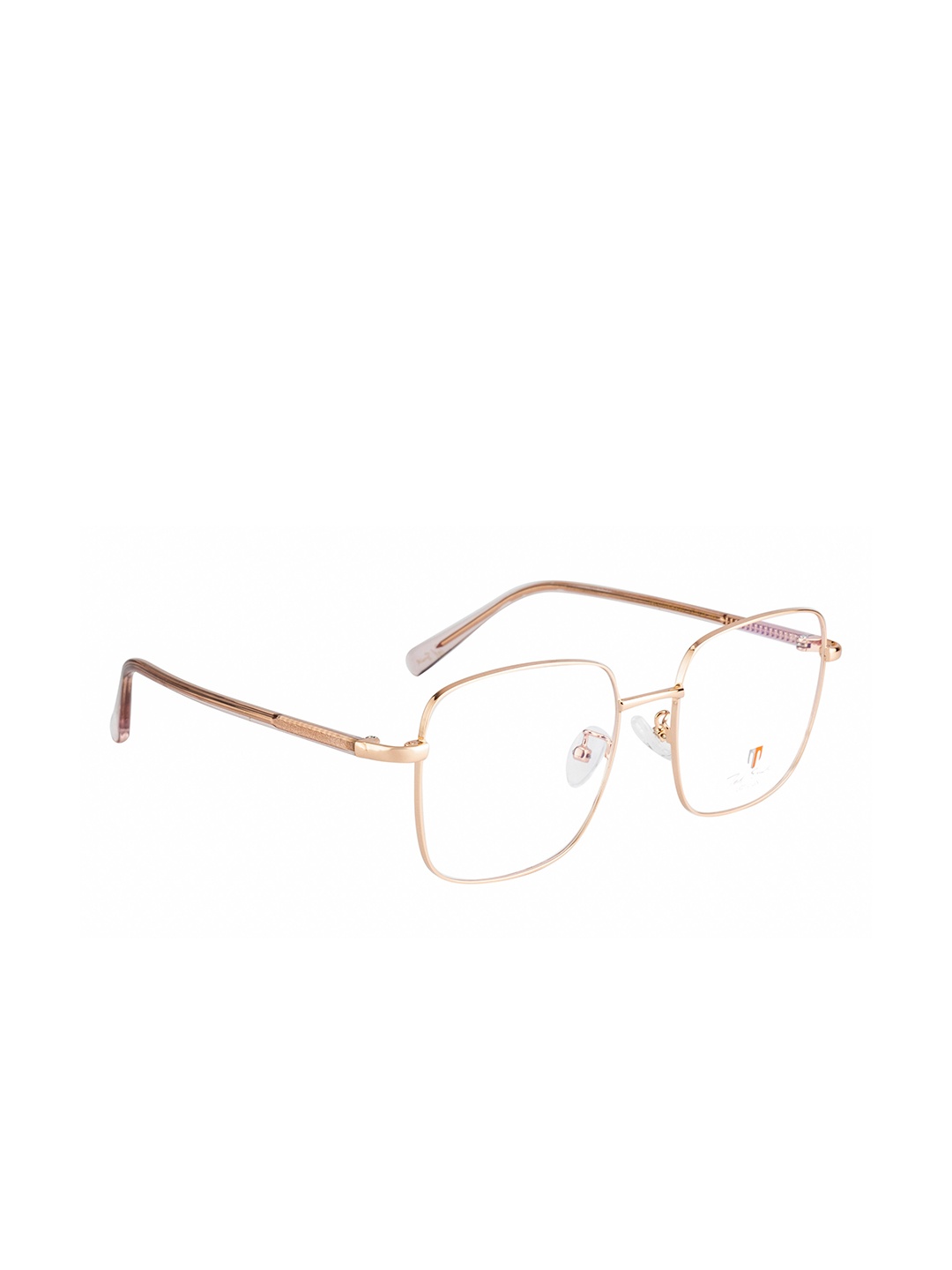 

Ted Smith Unisex Gold-Toned Full Rim Wayfarer Frames Eyeglasses