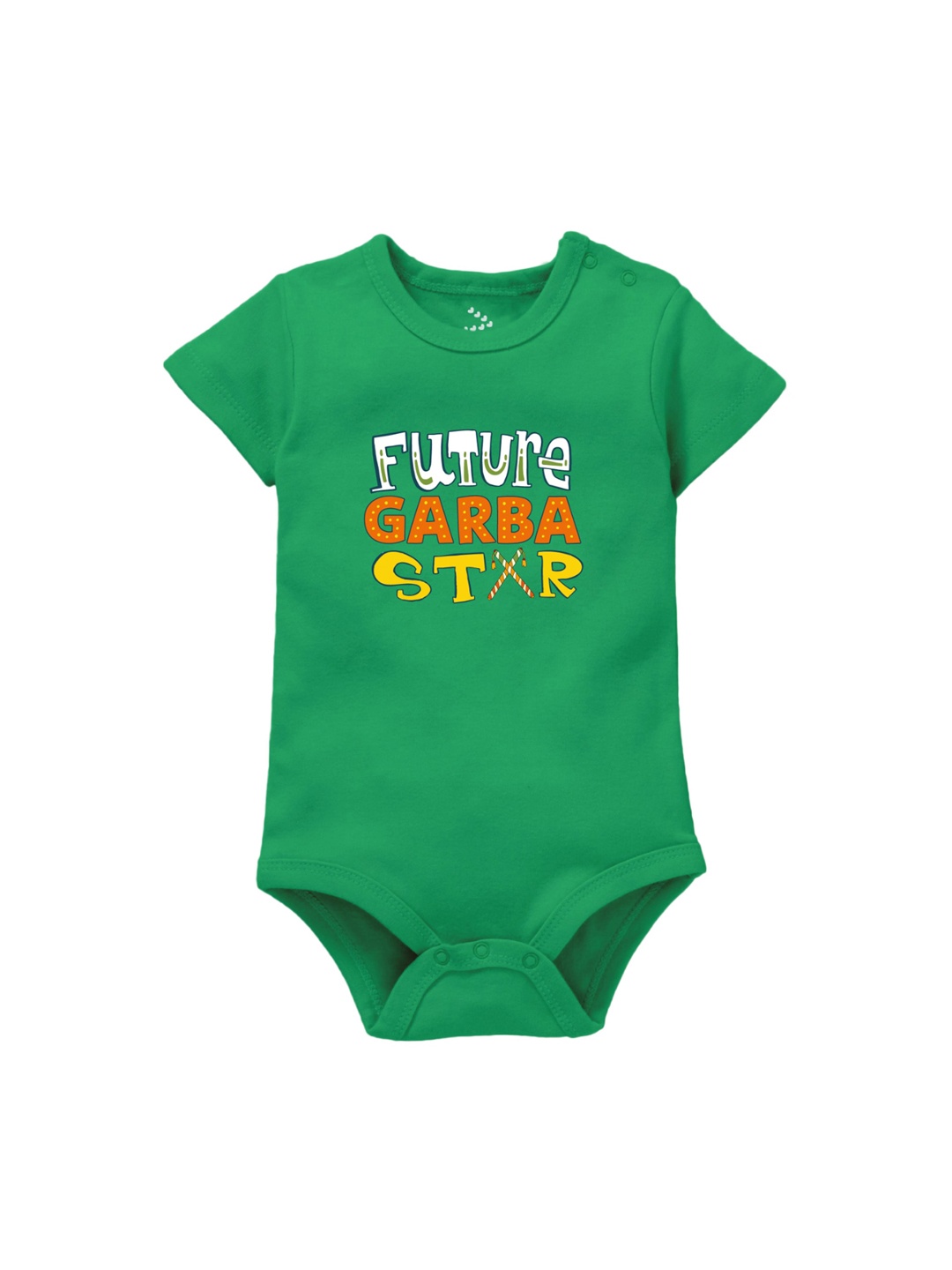 

Zeezeezoo Infant Blue Future Garba Star Printed Bodysuit