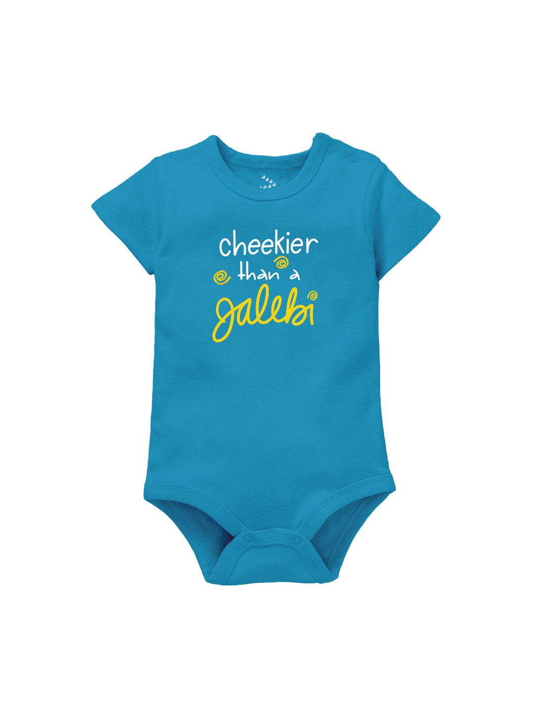 

Zeezeezoo Kids Blue Printed Pure Cotton Bodysuit