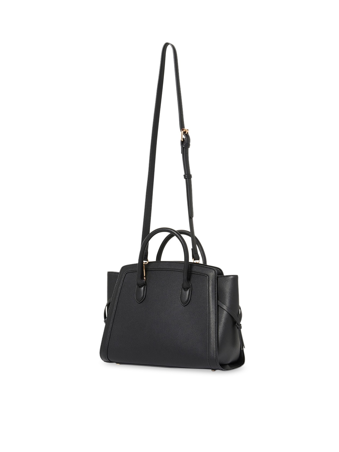 

Forever New Black Structured Handheld Bag