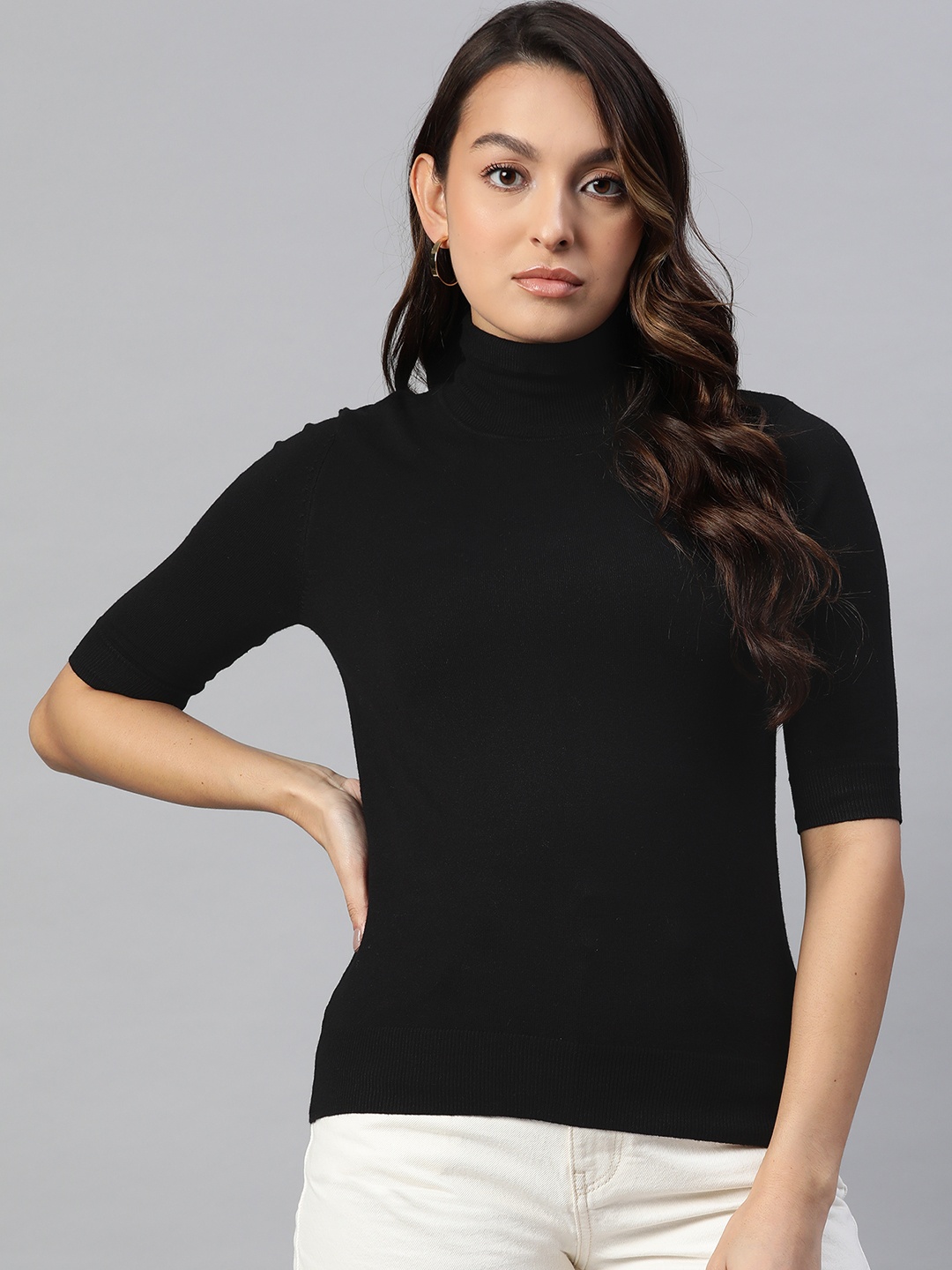 

Marks & Spencer Turtle Neck Pullover, Black