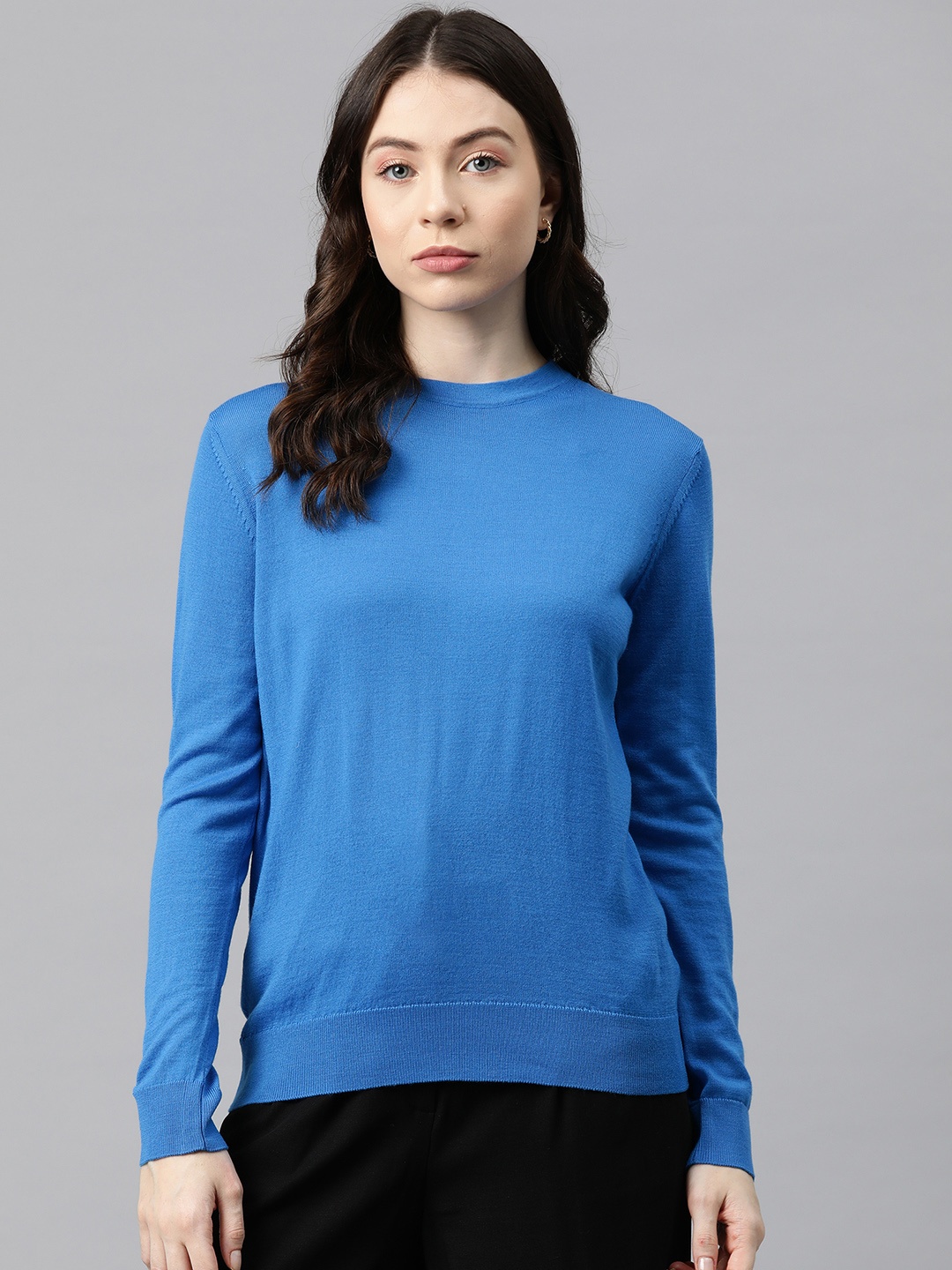 

Marks & Spencer Pure Merino Wool Pullover, Blue