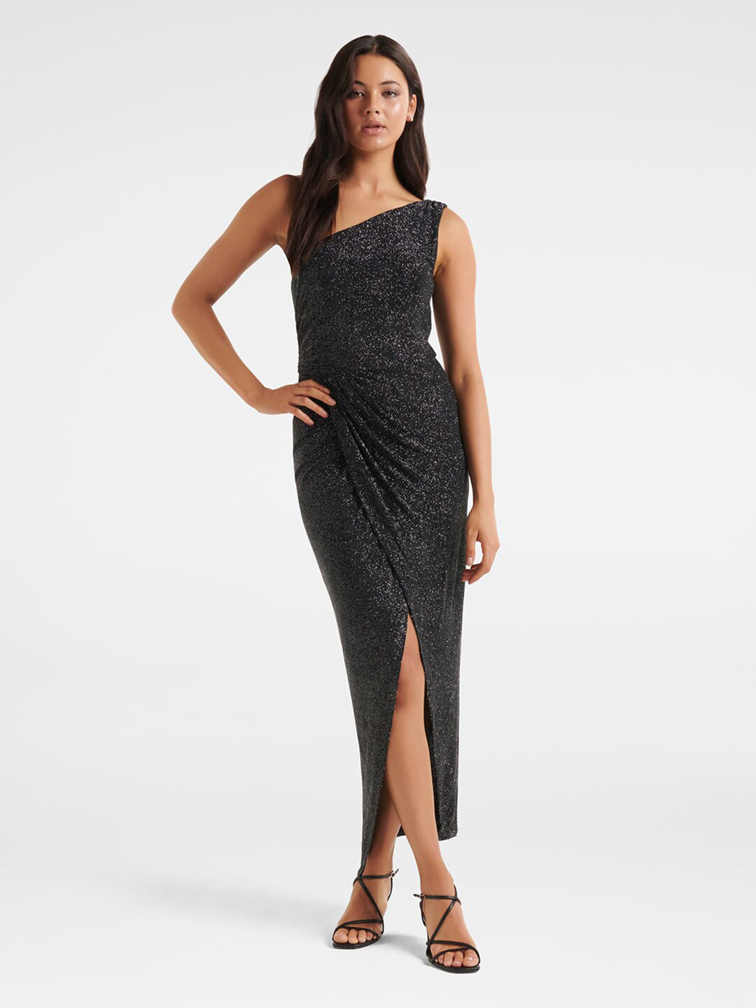 

Forever New Multicoloured One Shoulder Bodycon Maxi Dress, Multi