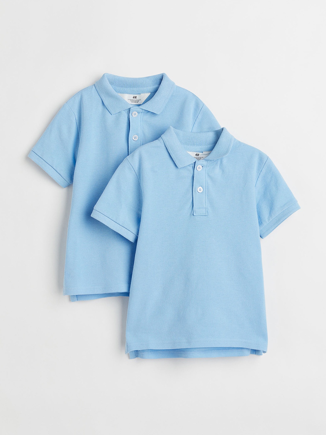 

H&M Boys Blue 2-Pack Cotton Polo Shirts