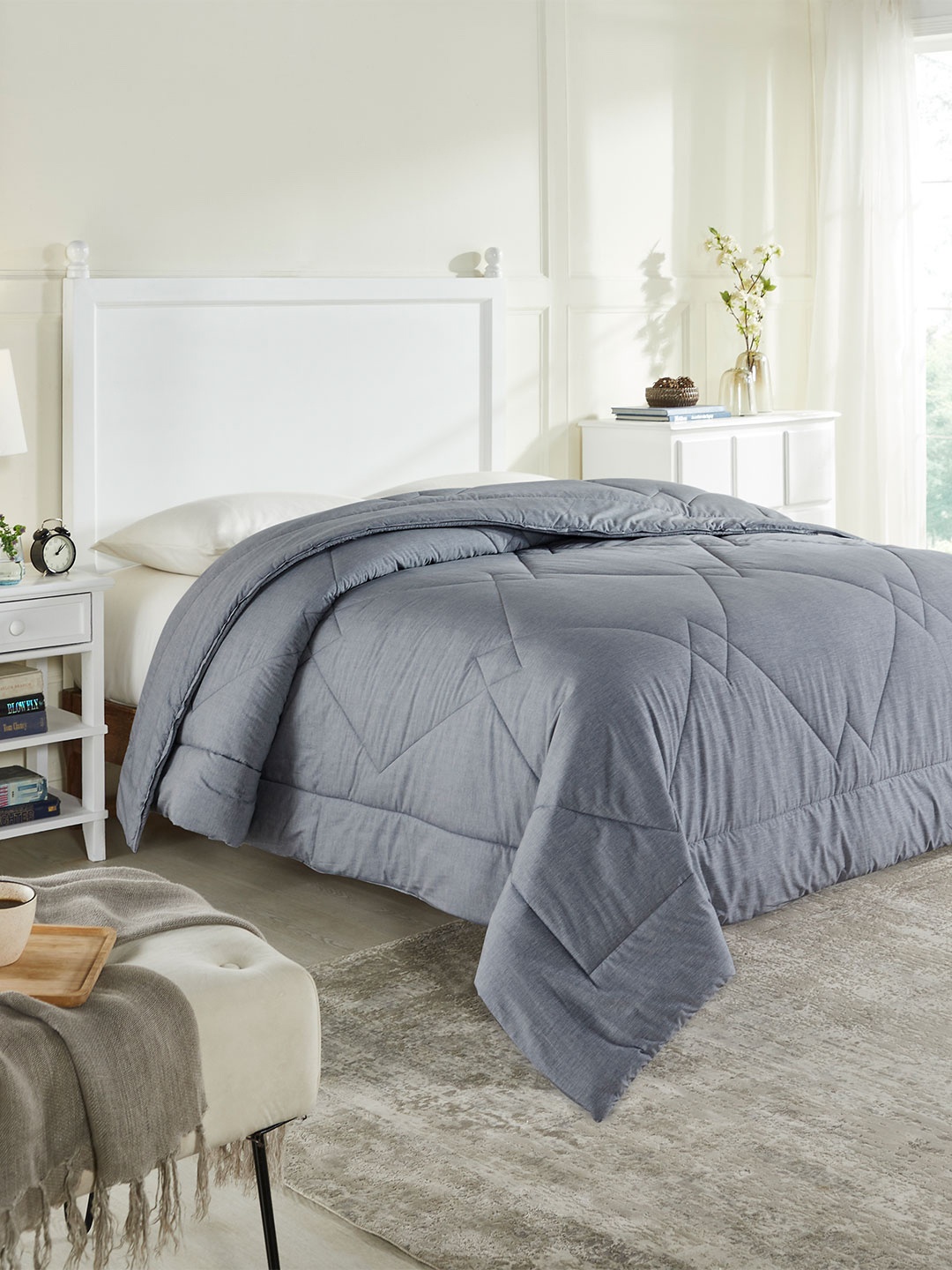 

Trident Blue AC Room 150 GSM Double Bed Comforter