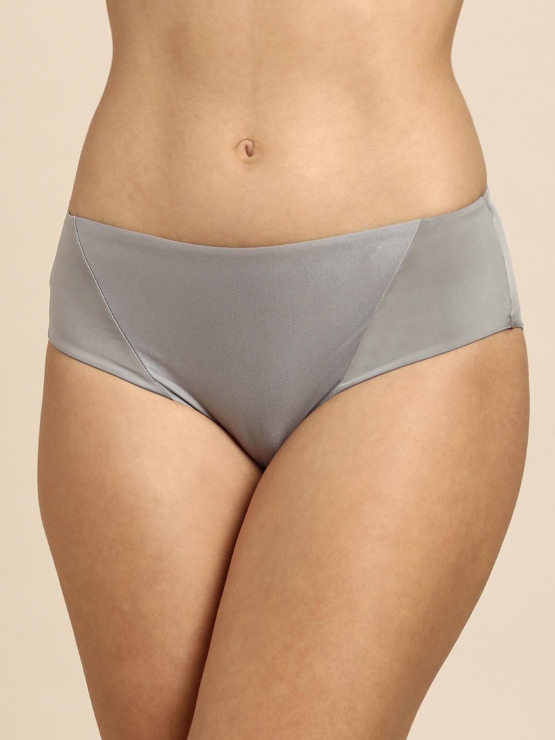 

Triumph Women Solid Anti-Odour Hipster Briefs, Grey