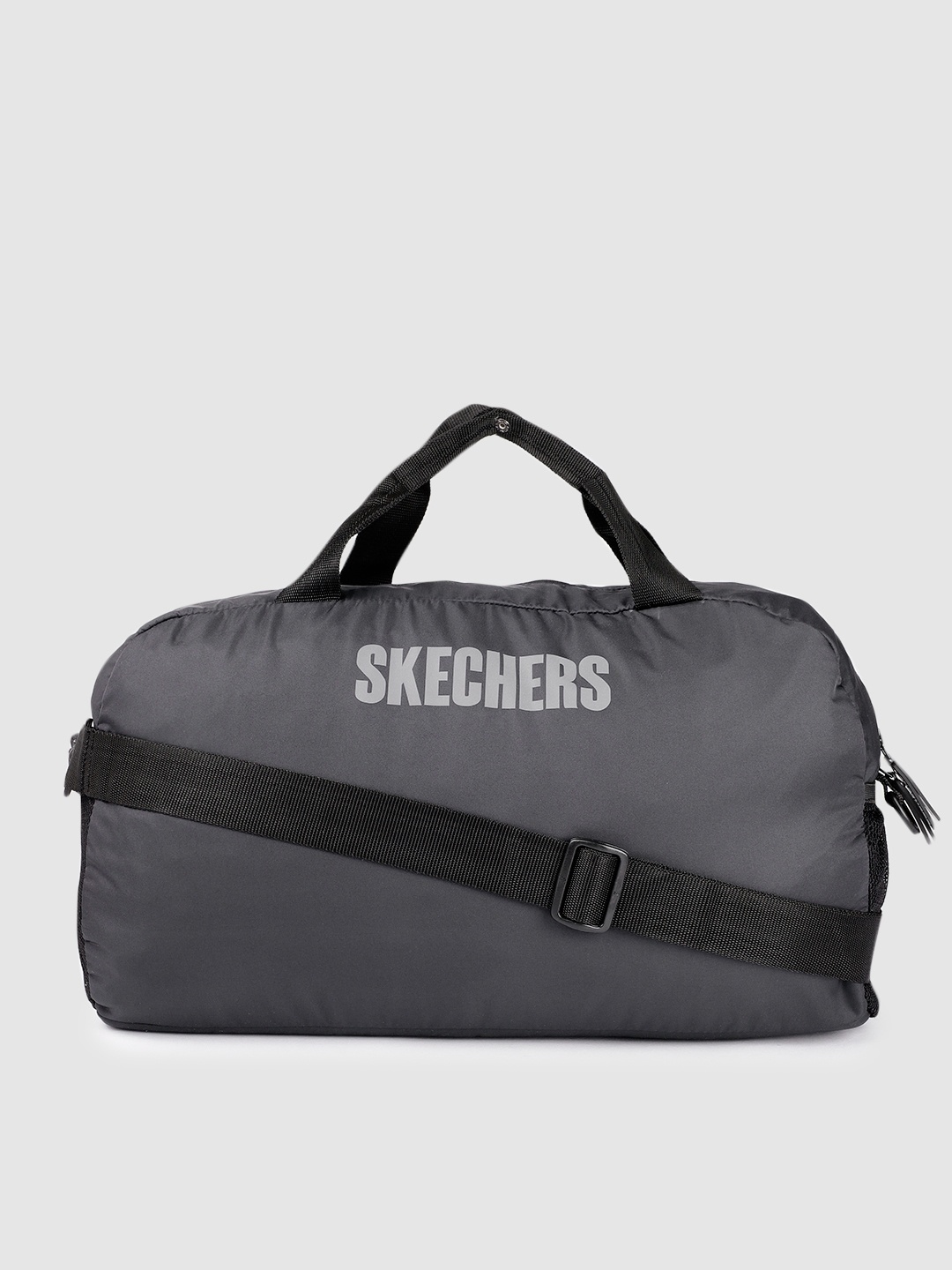 

Skechers Brand Logo Printed Medium Duffel Bag, Charcoal