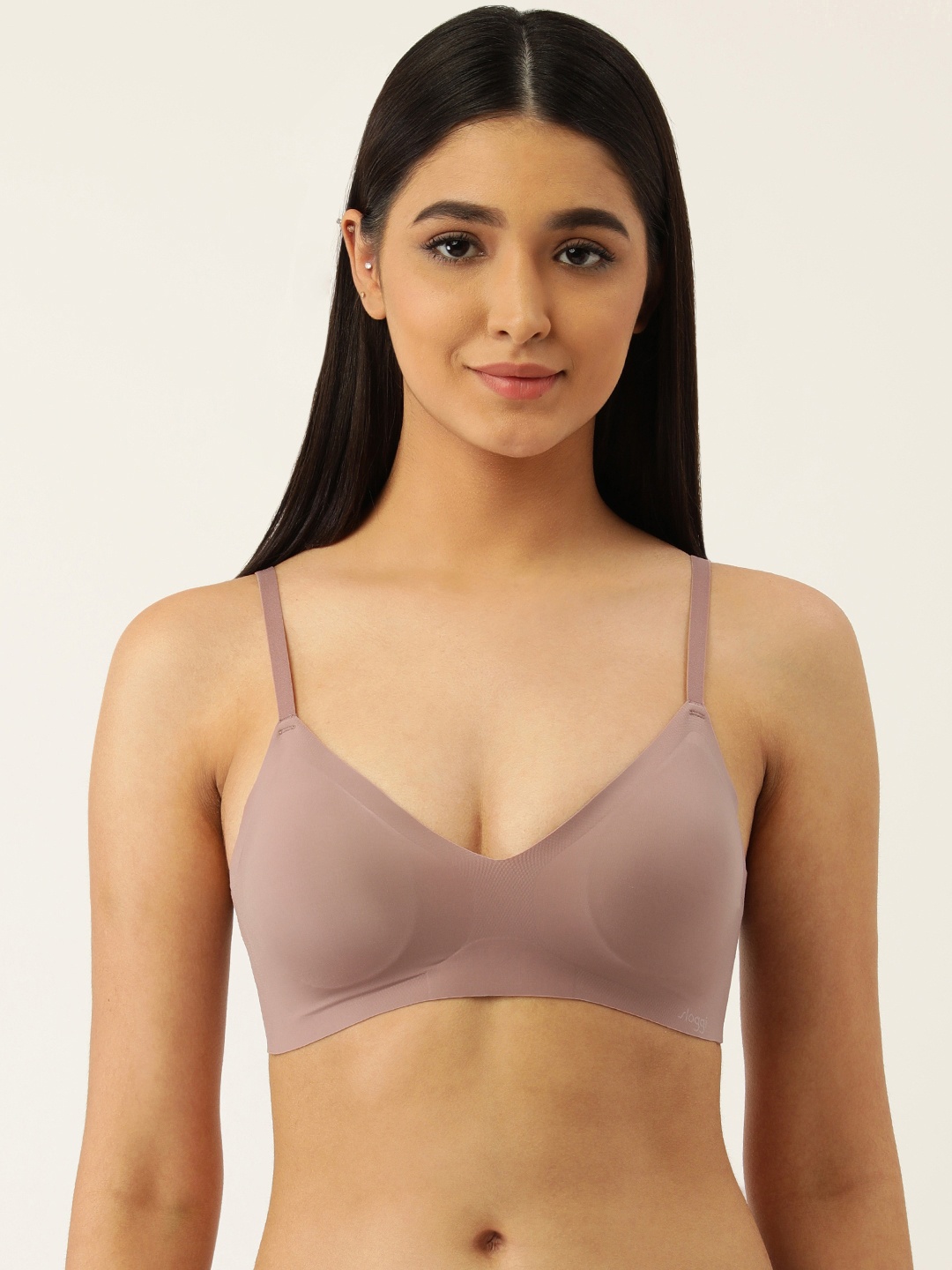 

Sloggi Woman Zero Feel Ultra Soft Padded Non-Wired T-Shirt Bra, Brown