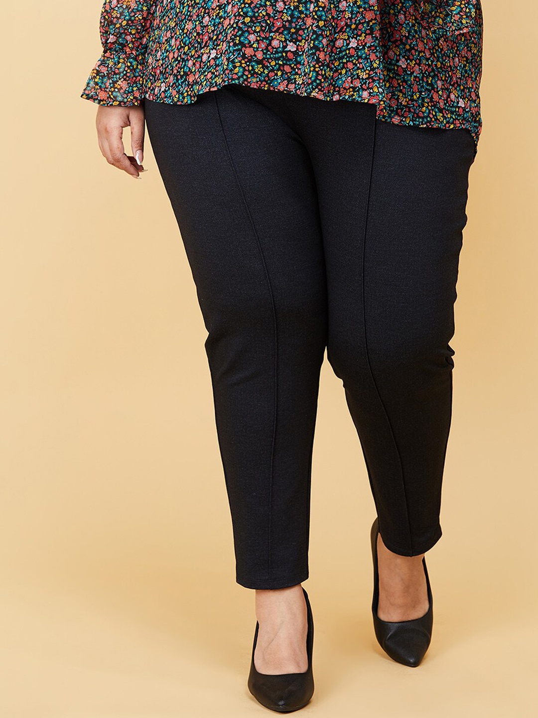 

max Plus Size Women Blue Trousers