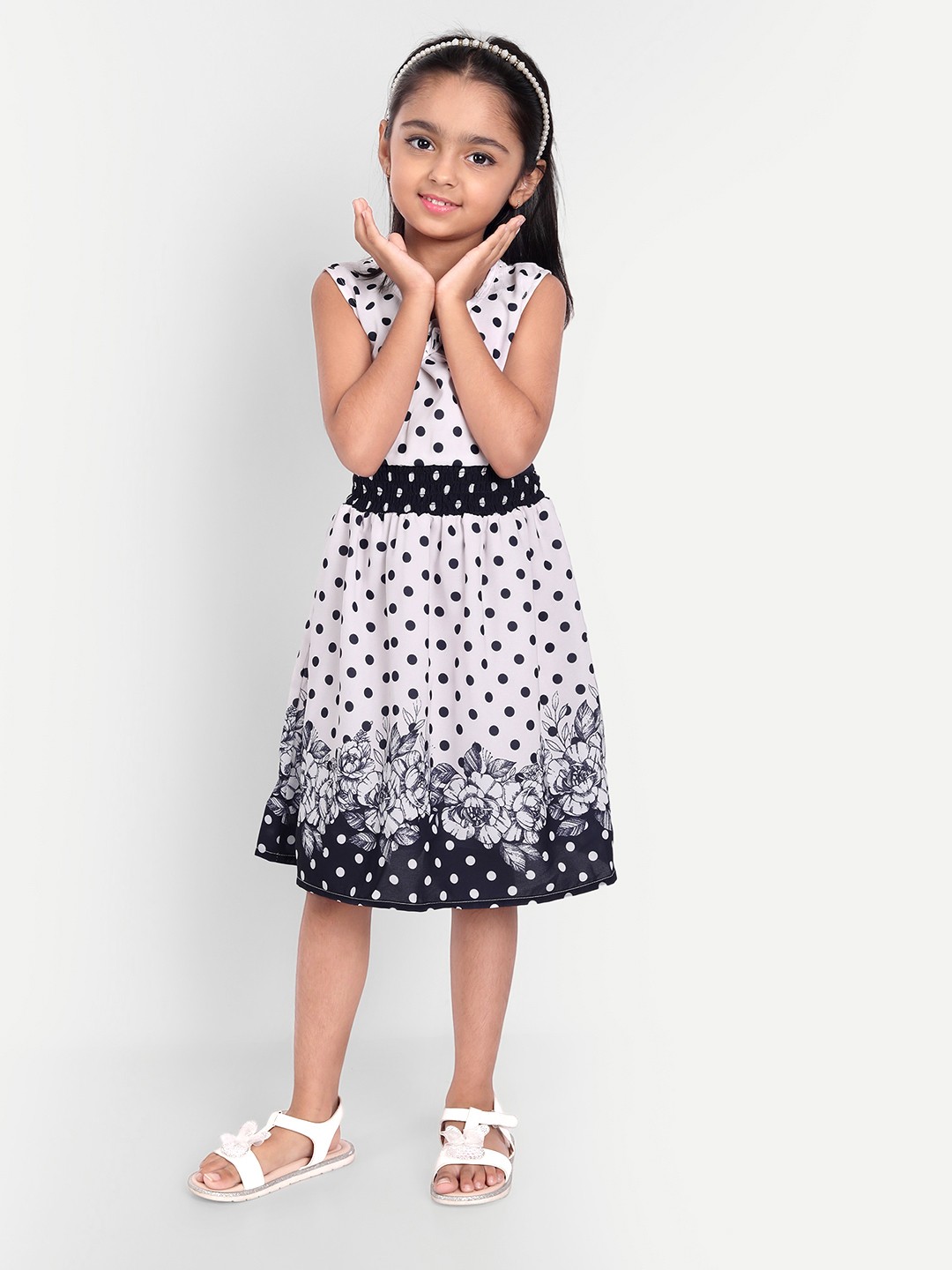 

MYY Navy Blue Crepe Dress