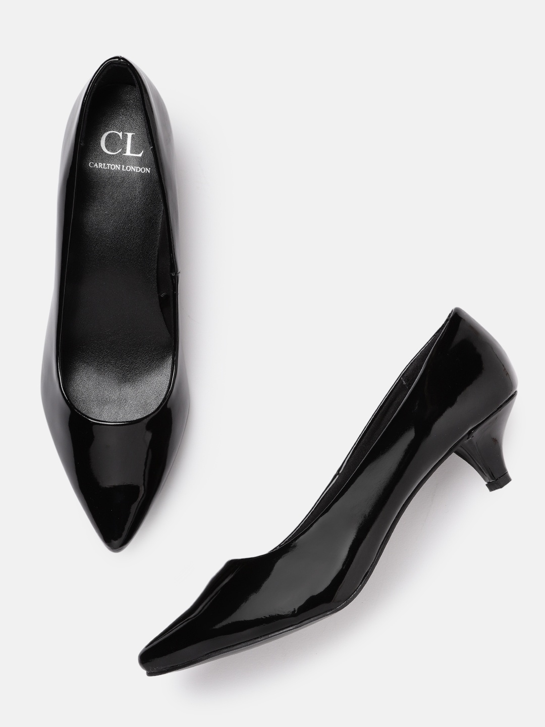 

Carlton London Black Solid Pumps