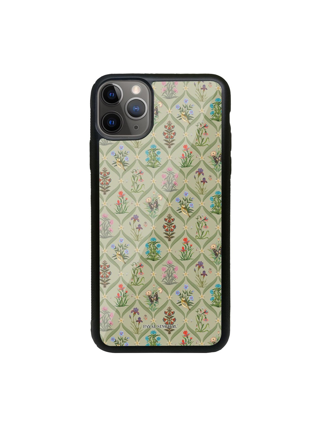 

macmerise Green Printed Payal Singhal Mughal Motifs iPhone 11 Pro Max Back Case