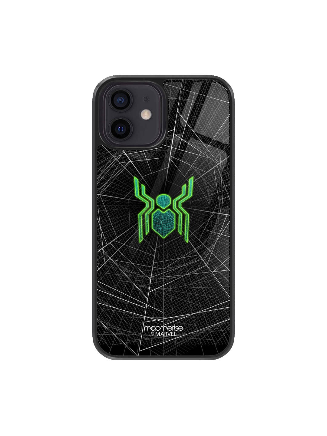 

macmerise Black & Green Printed iPhone 12 Phone Cases