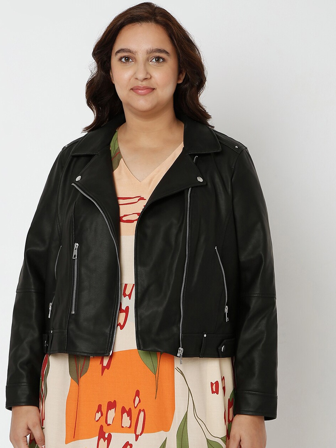 

VERO MODA CURVE Women Black Tailored Jacket