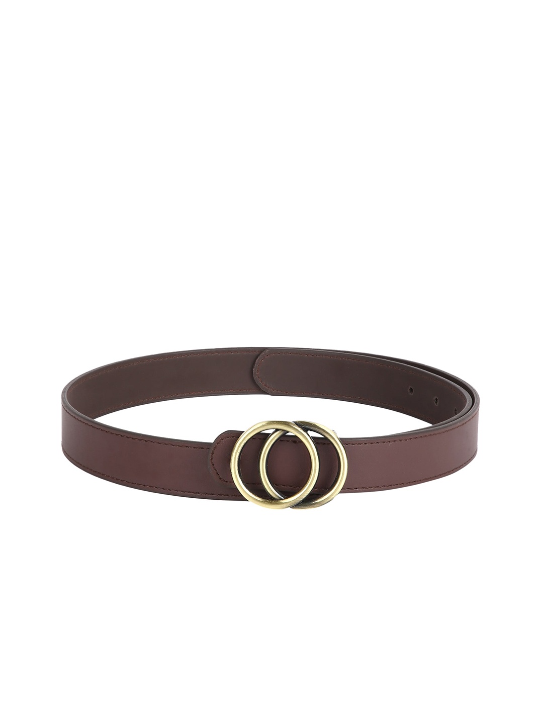 

CRUSSET Women Brown Solid Slim Belt