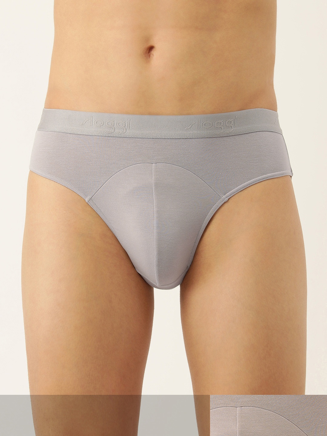 

Sloggi Men Pack of 2 Moisture Wicking Anti Odour Briefs, Grey