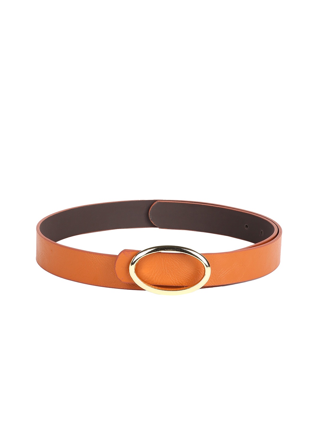 

CRUSSET Women Tan Slim Belt