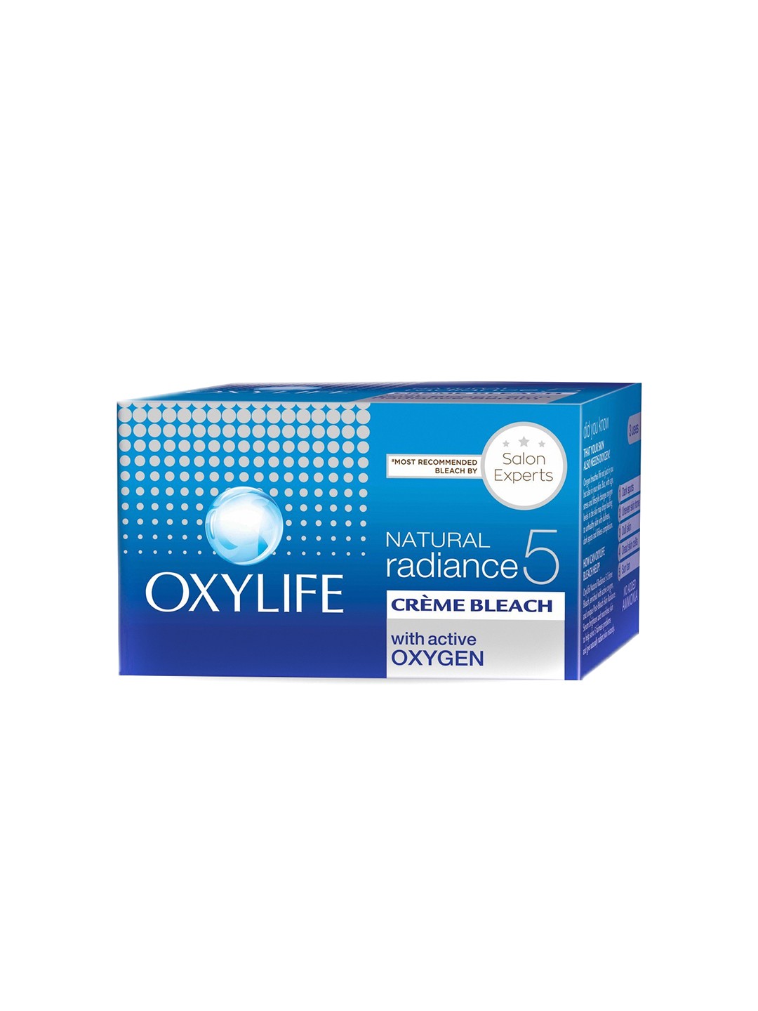 

OXYLIFE Natural Radiance 5 Creme Bleach with Active Oxygen - 126 g, Blue