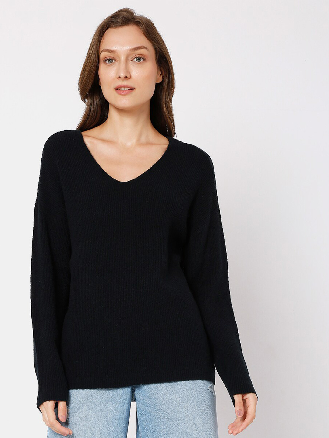 

Vero Moda Women Black Pullover