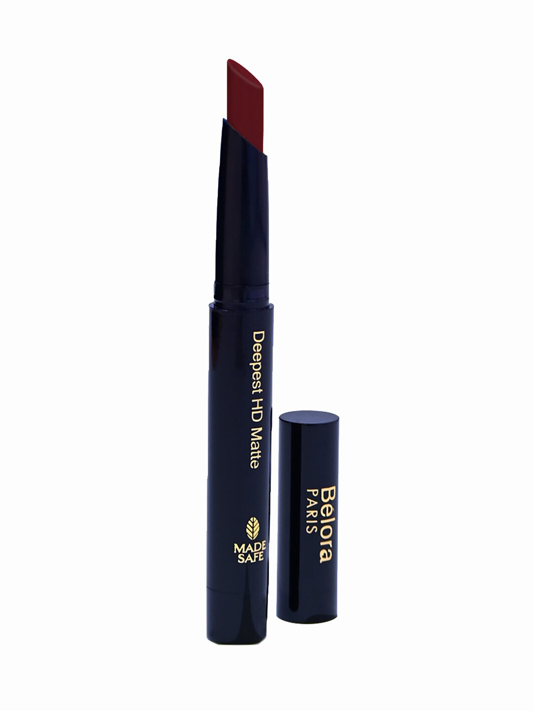 

Belora Paris Deepest HD Matte Sustainable Lipstick with Vitamin E & Jojoba Oil 1.2 g - Gym Blush, Red