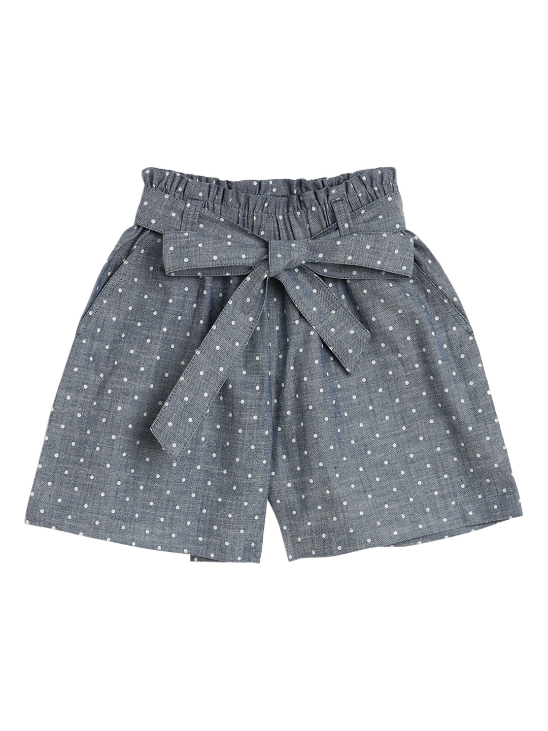 

Campana Girls Printed Shorts, Grey