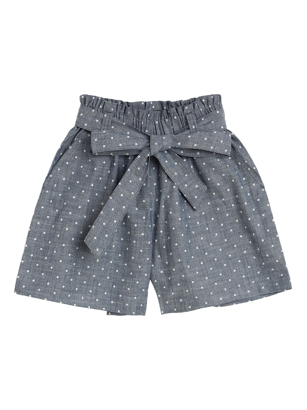 

Campana Girls Printed Shorts, Grey