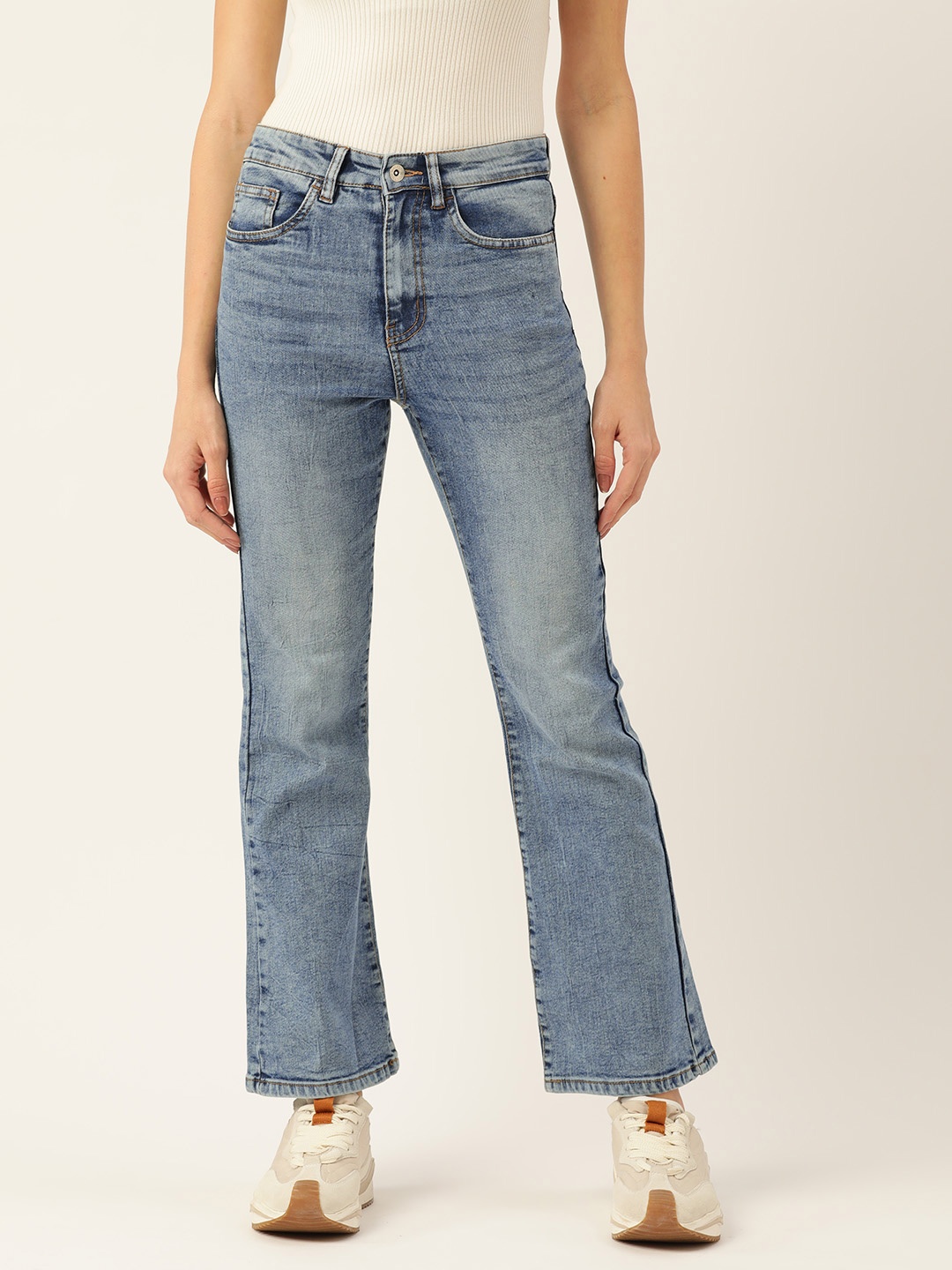 

Malachi Women Blue Bootilicious Bootcut High-Rise Light Fade Stretchable Jeans