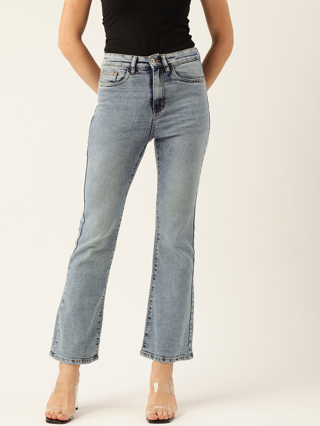 

Malachi Women Blue Bootilicious Bootcut High-Rise Heavy Fade Stretchable Jeans