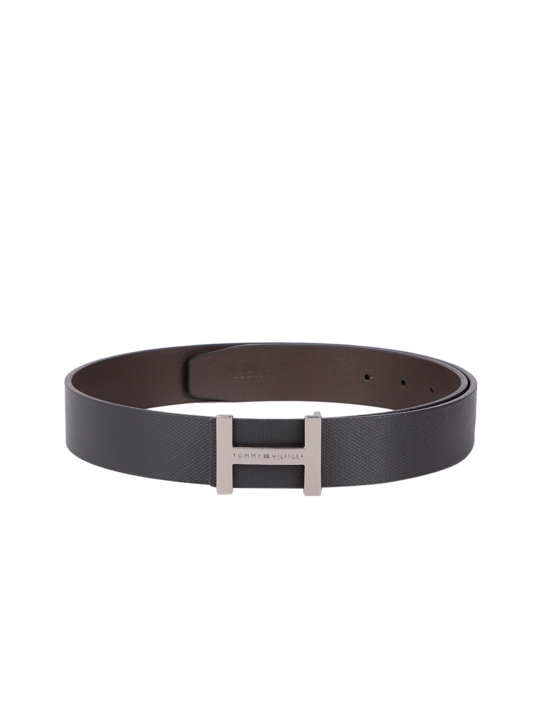 

Tommy Hilfiger Men Black & Brown Reversible Leather Belt