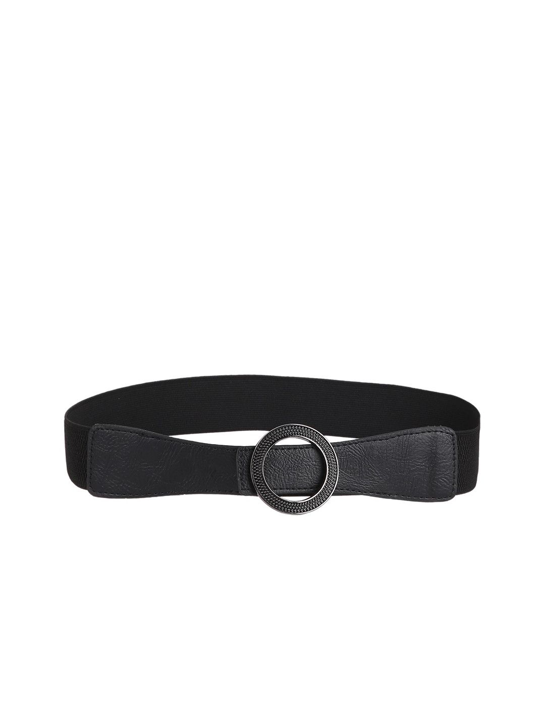 

CRUSSET Women Black Textured Belt