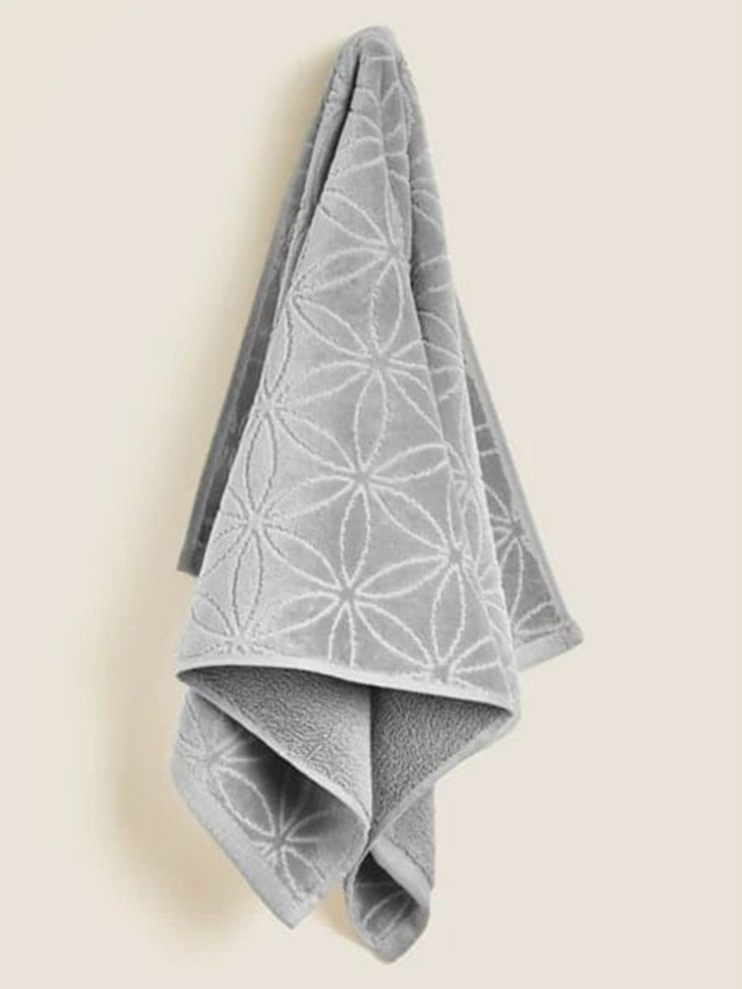 

Marks & Spencer Grey Self Design Pure Cotton Hand Towel