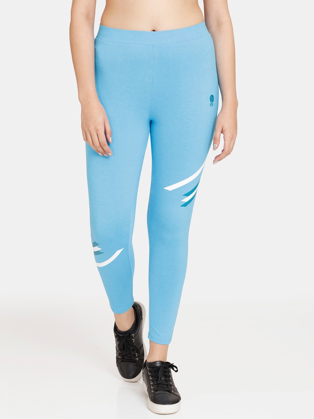 

Rosaline by Zivame Women Blue Solid Tights