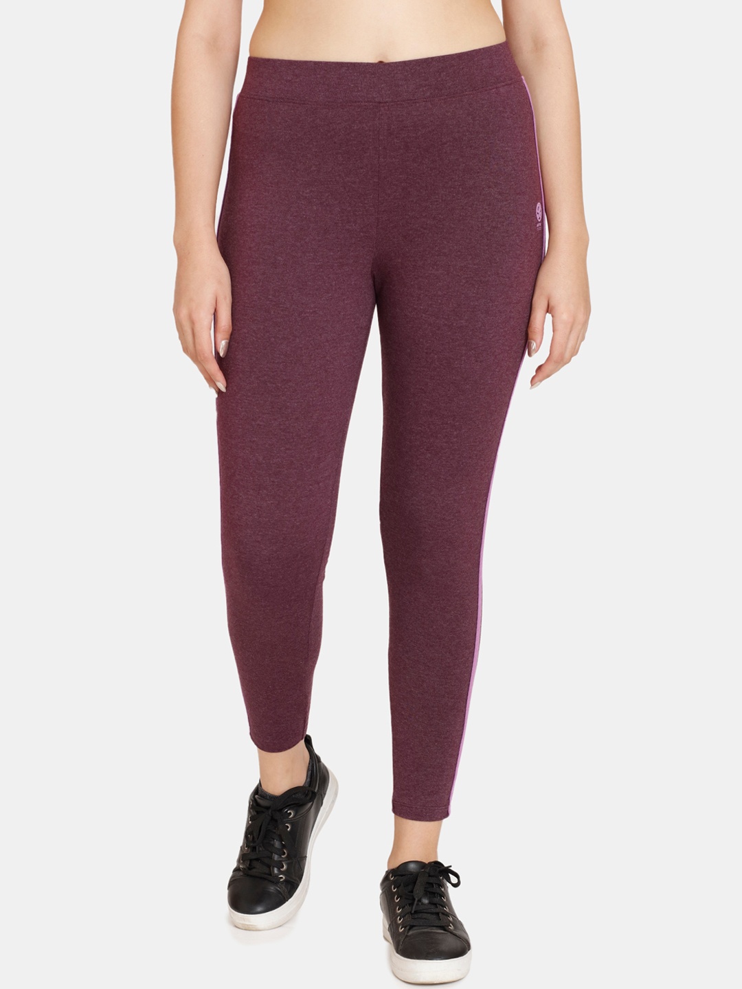 

Rosaline by Zivame Women Purple Solid Tights