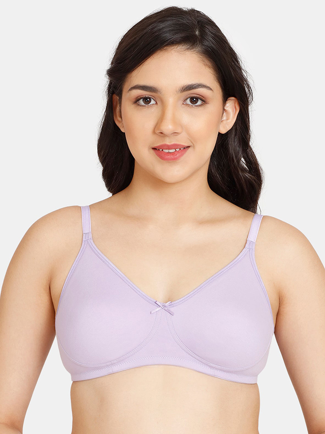 

Rosaline by Zivame Purple Non Padded & Non Wired Solid Bra